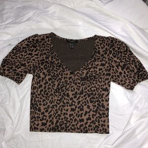 Forever 21 Cheetah Top